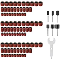 307 Piezas De Mangas Abrasivas- LIUMY Set De Lijadora De Tambor Con 300 Piezas De Cinta Abrasiva Mangas + 6 Piezas…